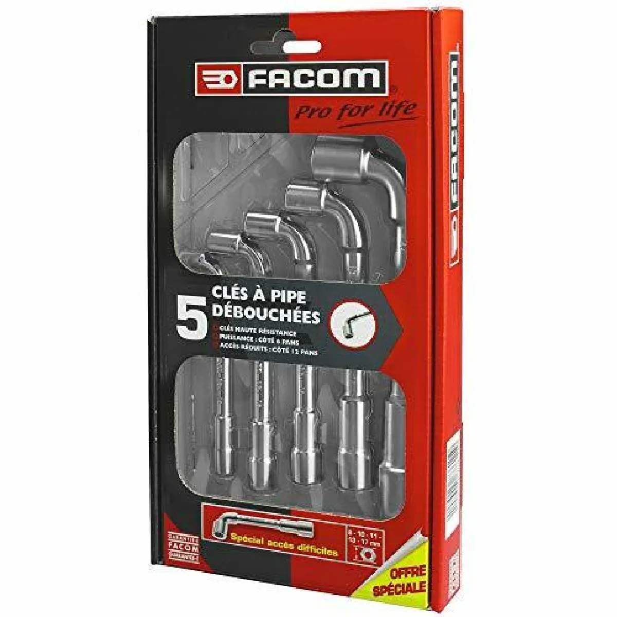 Facom PG.76 Coffret 5 clés à pipe