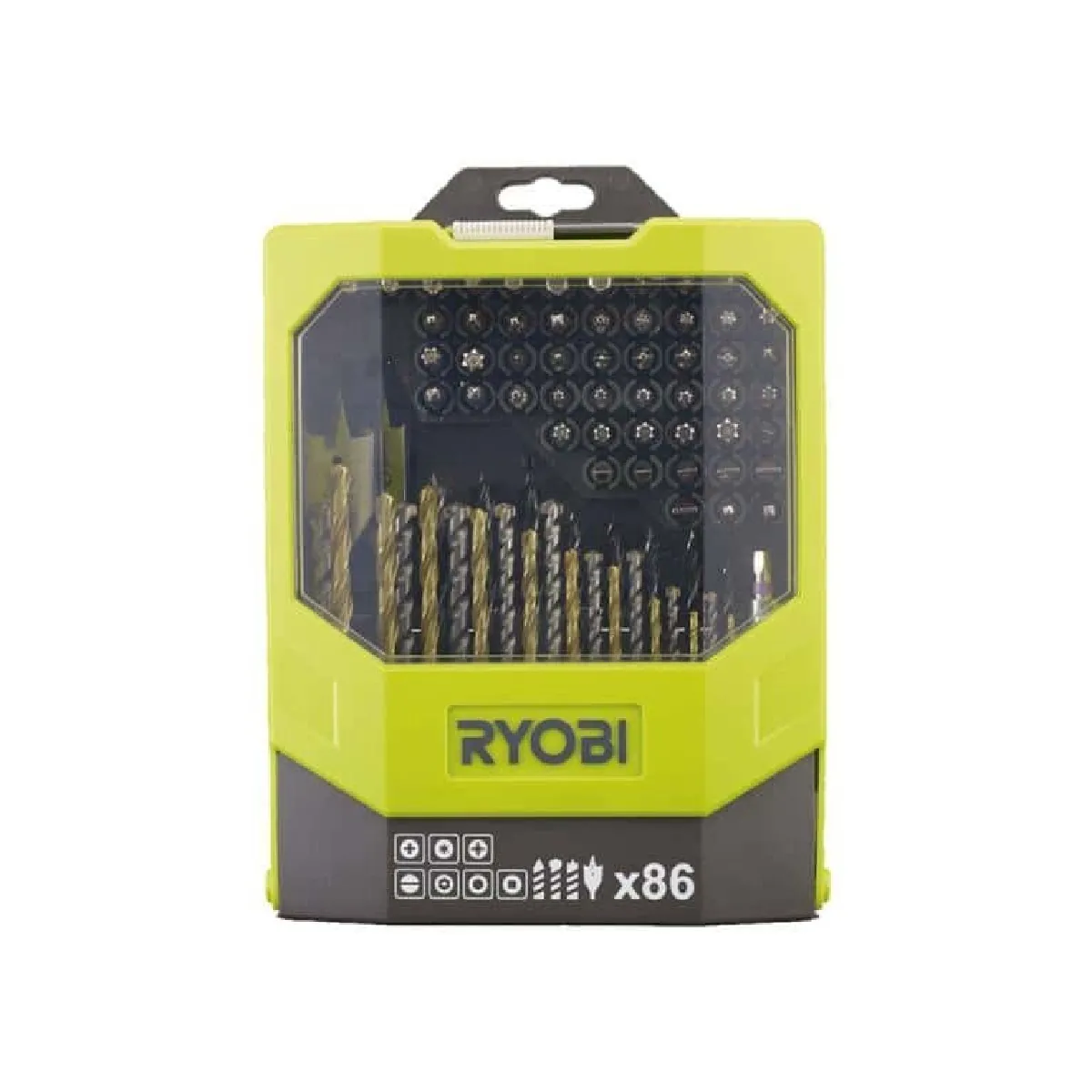 RYOBI Coffret 86 accessoires mixtes