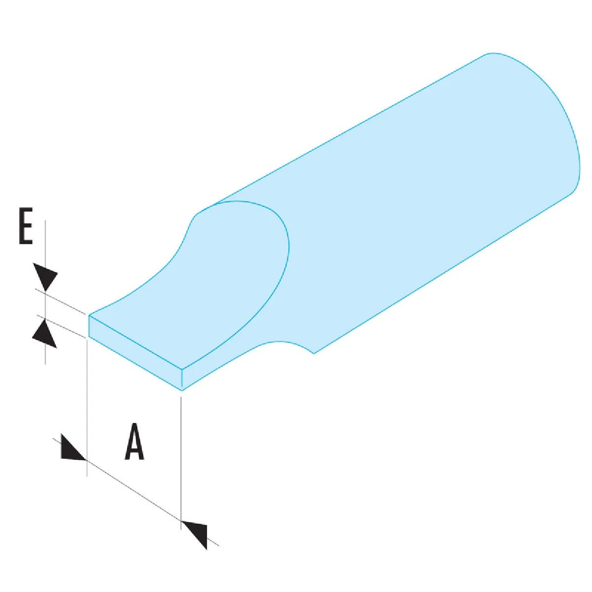 Embout De Vissage Plat Facom ES.135.5T – Acier, 5,5 mm, Longueur 25 mm - vue 2