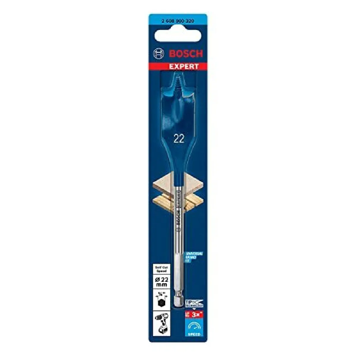 Foret à Bois Plat Bosch SelfCut Speed – Ø 36 mm - vue 3