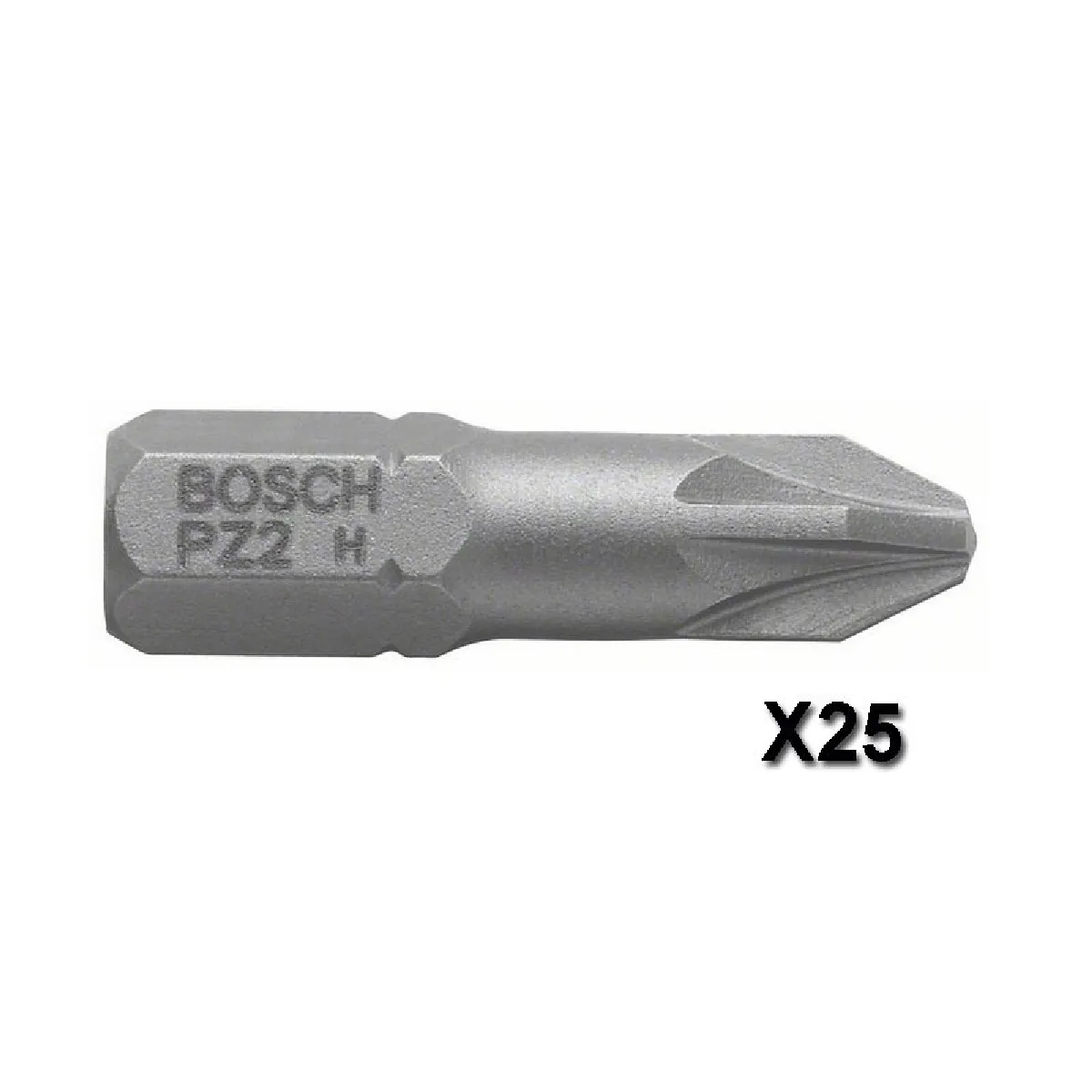 BOSCH Embouts PZ1 25mm 25 pièces
