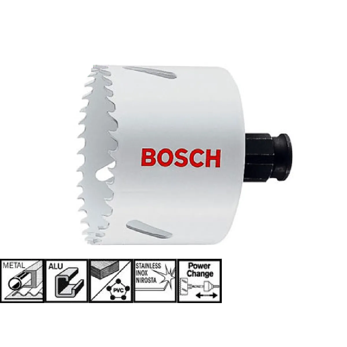 Scie Trépan Bosch 2608584616 – Progressor Ø 20 mm, Multi-matériaux, Acier