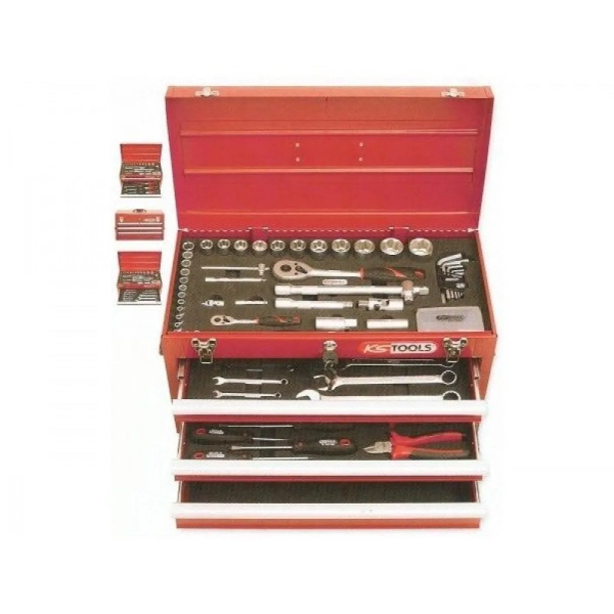 Ks Tools Rouge 100 Pièces - Coffre À Outils