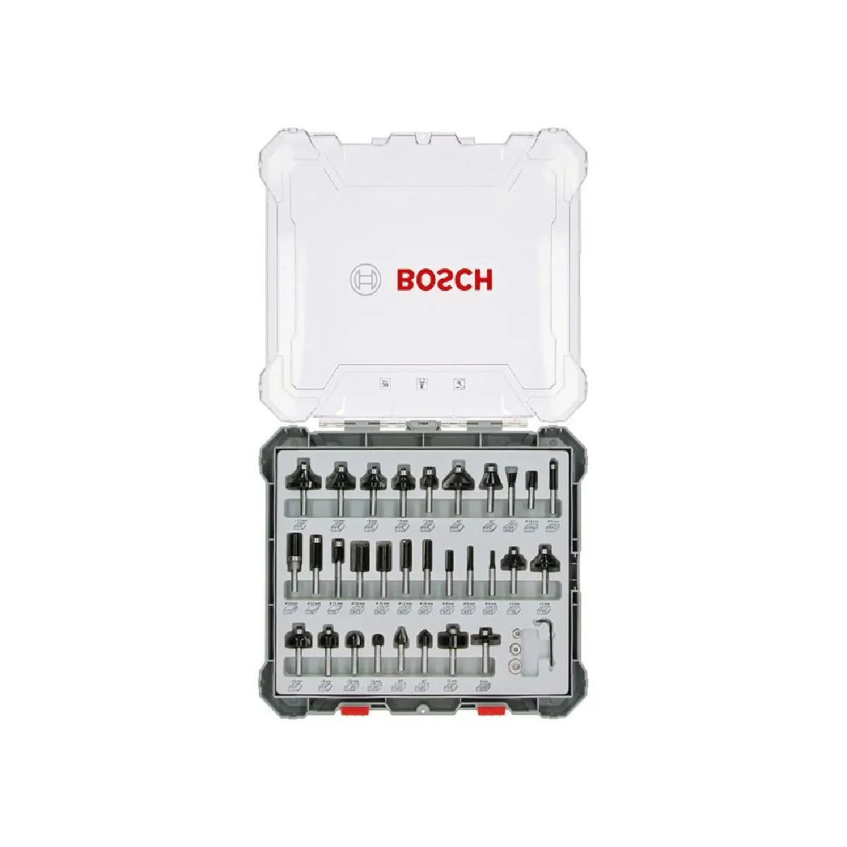 Bosch Kit de Fraises Mixtes 6 mm