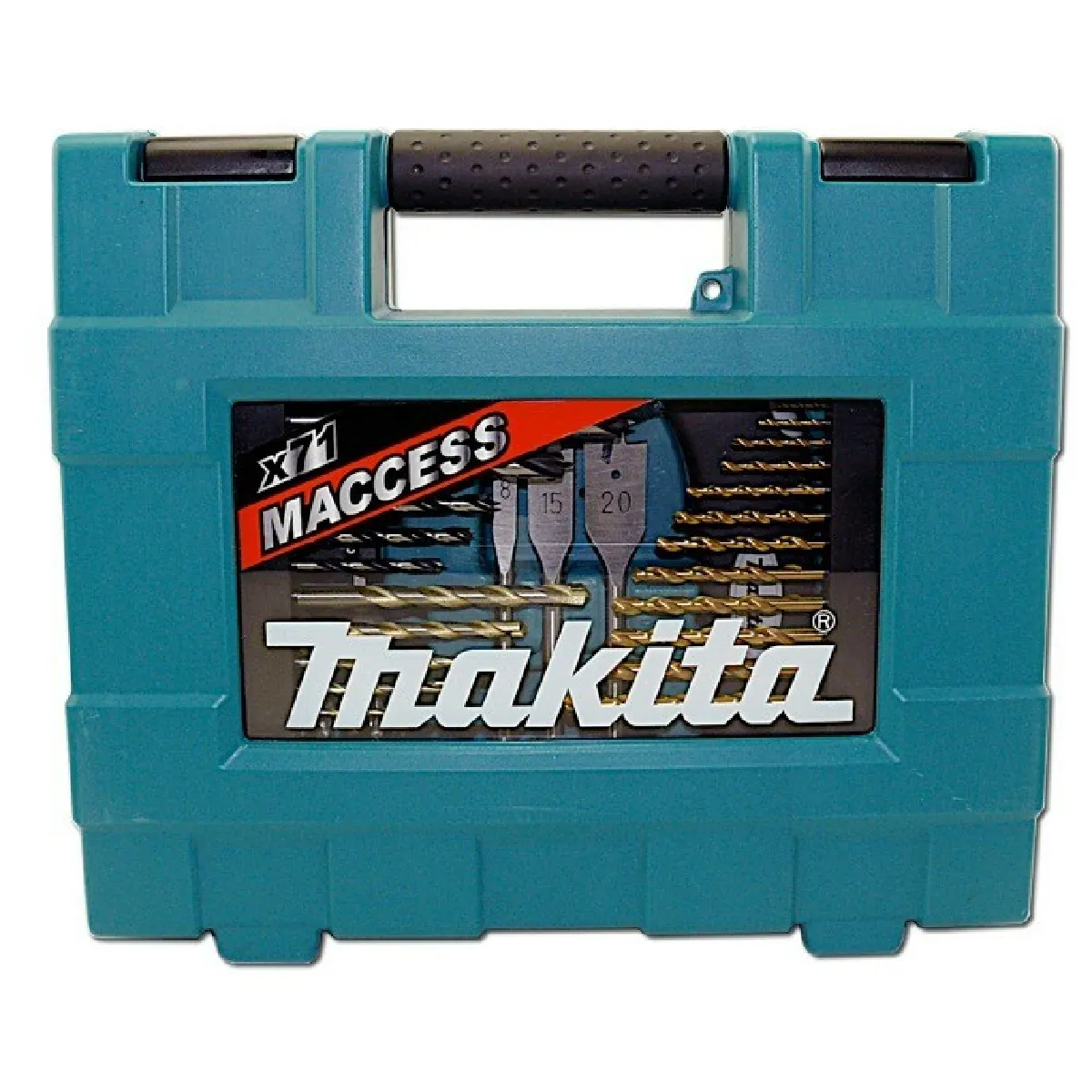 Coffret d'Accessoires Perceuse Makita D-33691 – 71 Pièces, Embouts et Forets