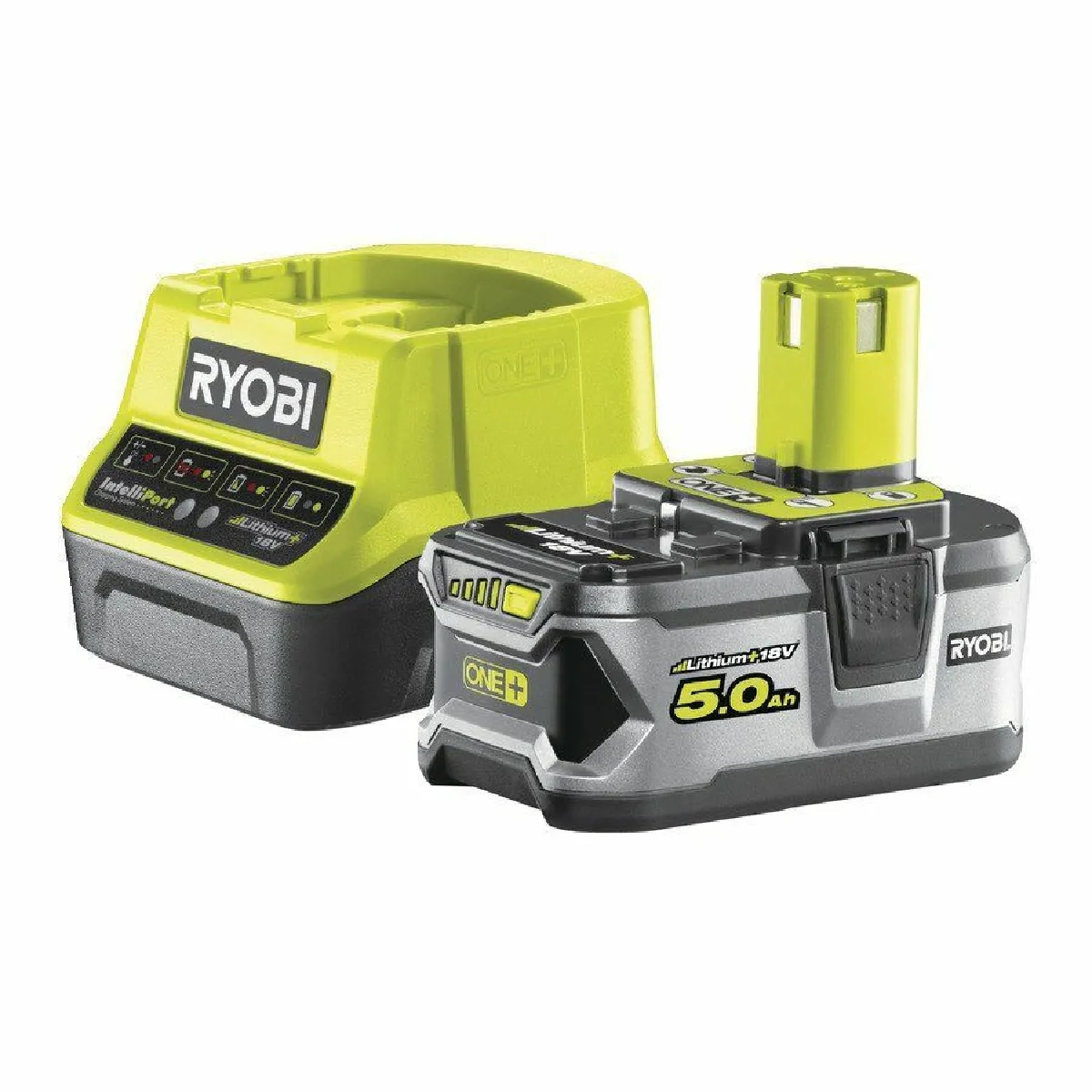 RYOBI Pack Chargeur et Batterie 18V 5Ah