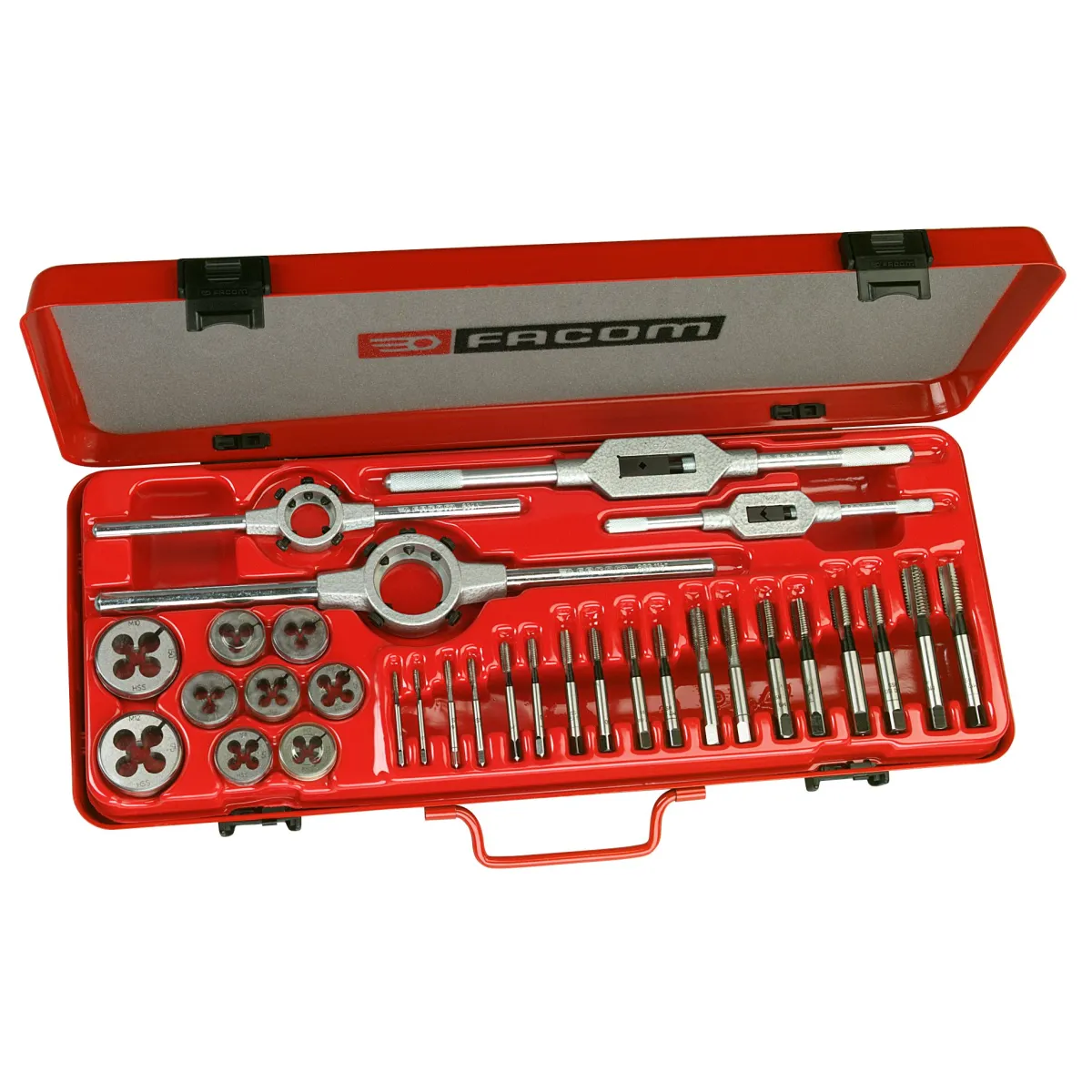 Coffret Tarauds et Filières FACOM 221.227J1 – 31 Pièces pour Métal