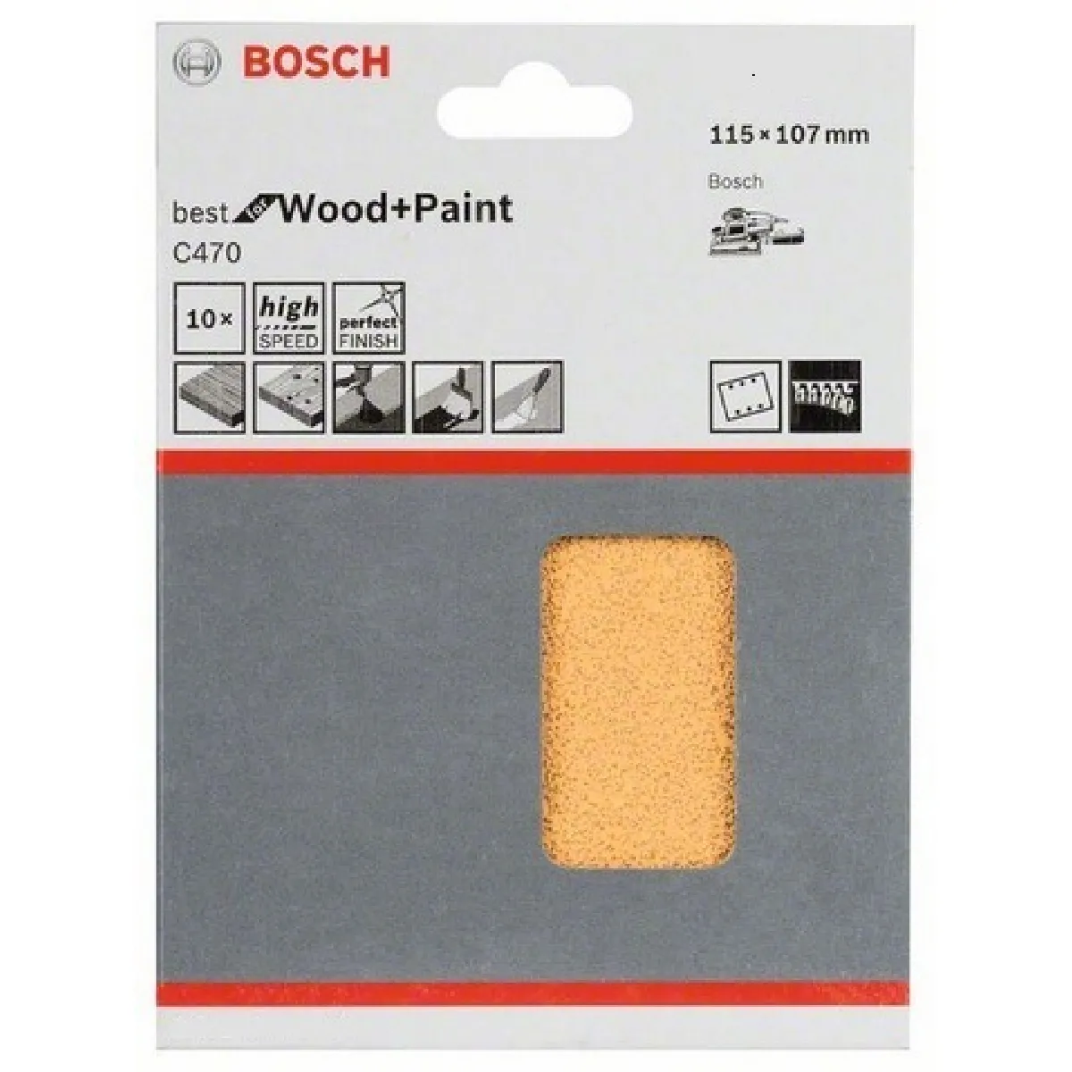 Bosch Feuilles abrasives C470 Gr.