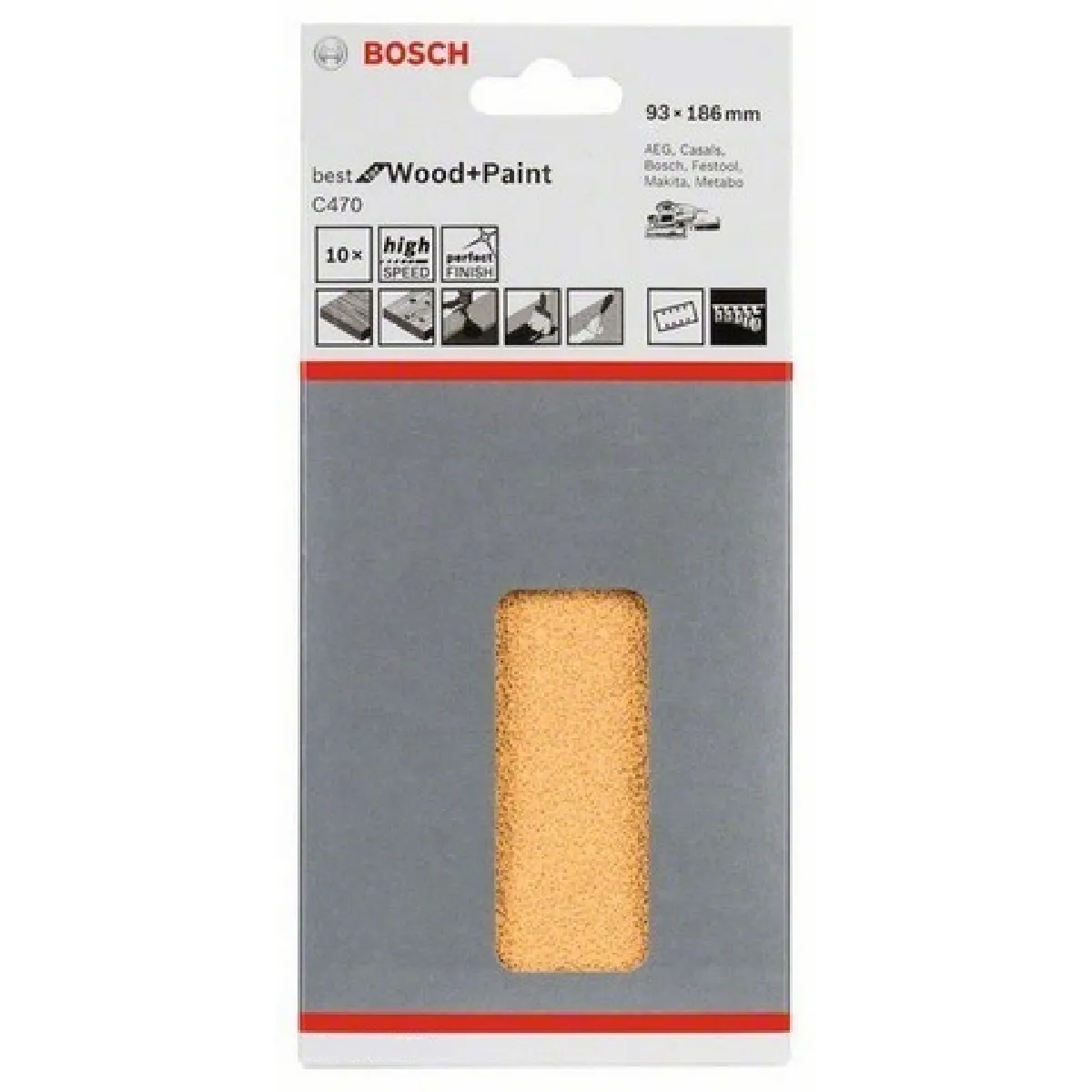Bosch Feuilles abrasives C470 93x186 mm