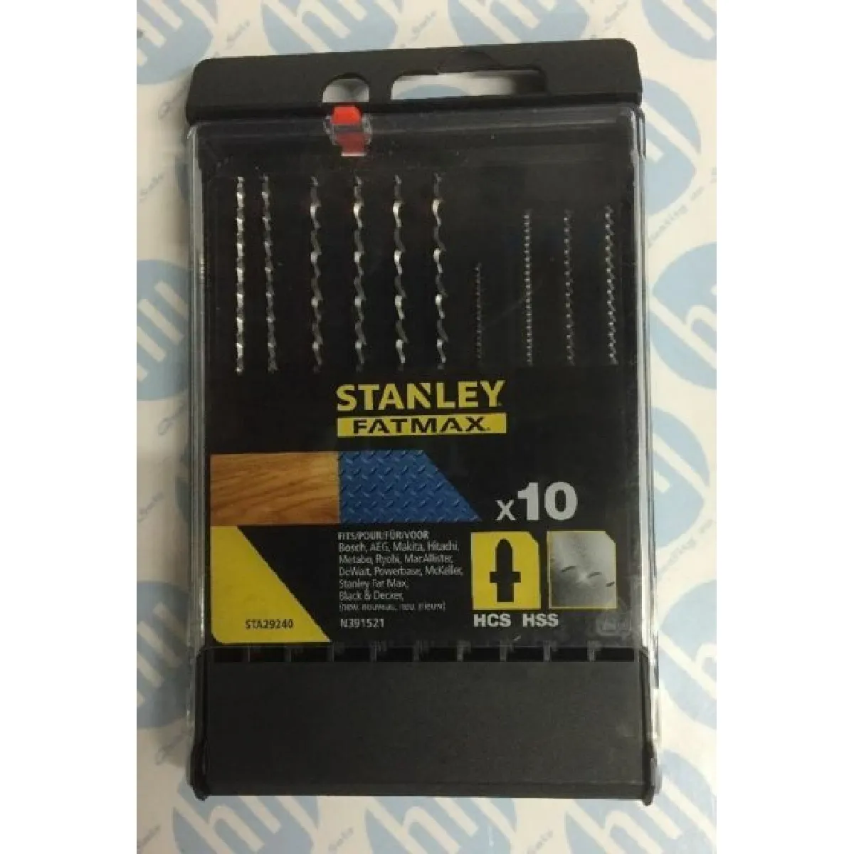 Cassette 10 lames de scies sauteuses - vue 2