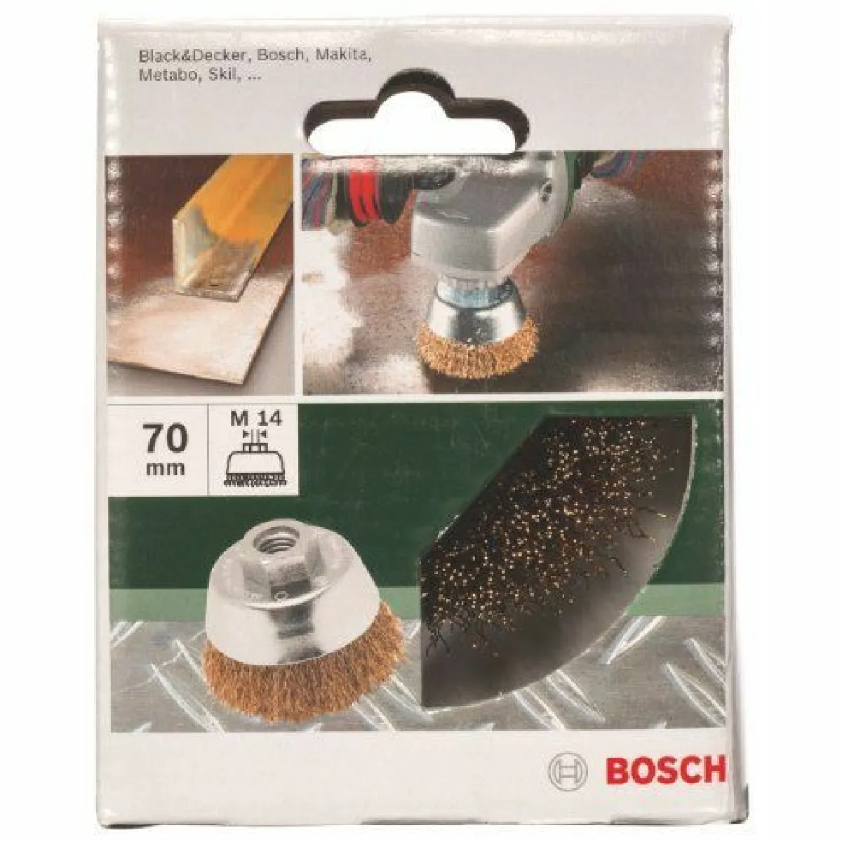 BOSCH Brosse boisseau M14 Ø 70 mm