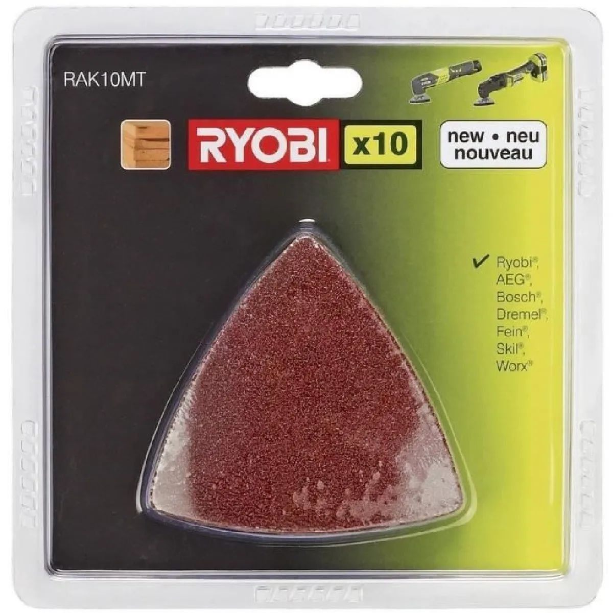 RYOBI Feuilles abrasives Ryobi