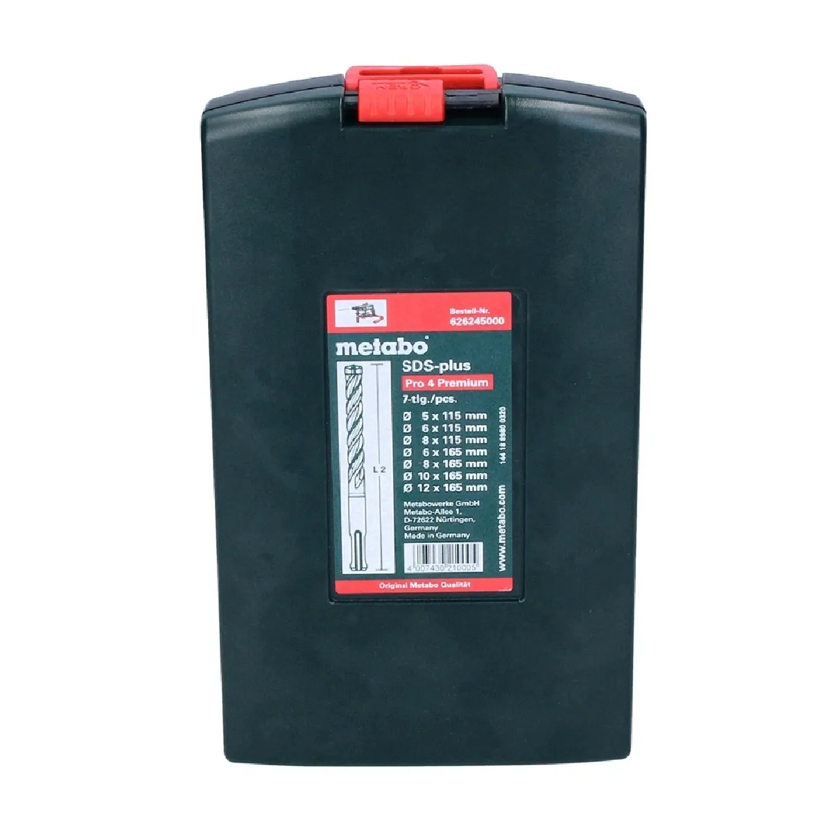 METABO  set forets b&eacute;ton SDS-plus - 7 pi&egrave;ces