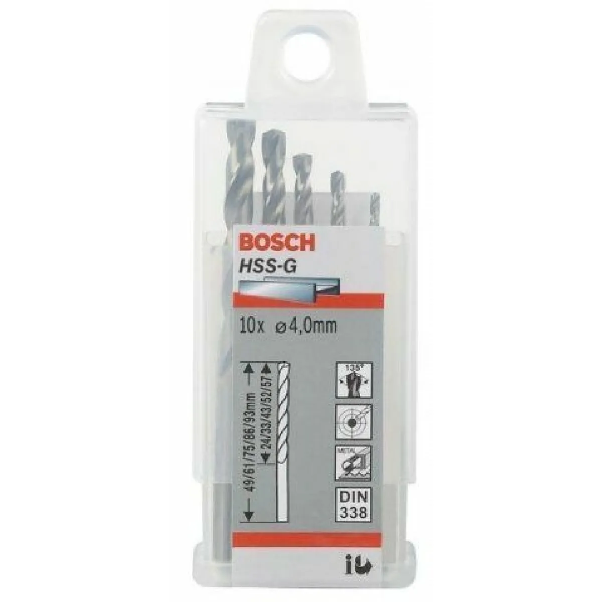 BOSCH DIN 338 Ø 7 9 mm x10