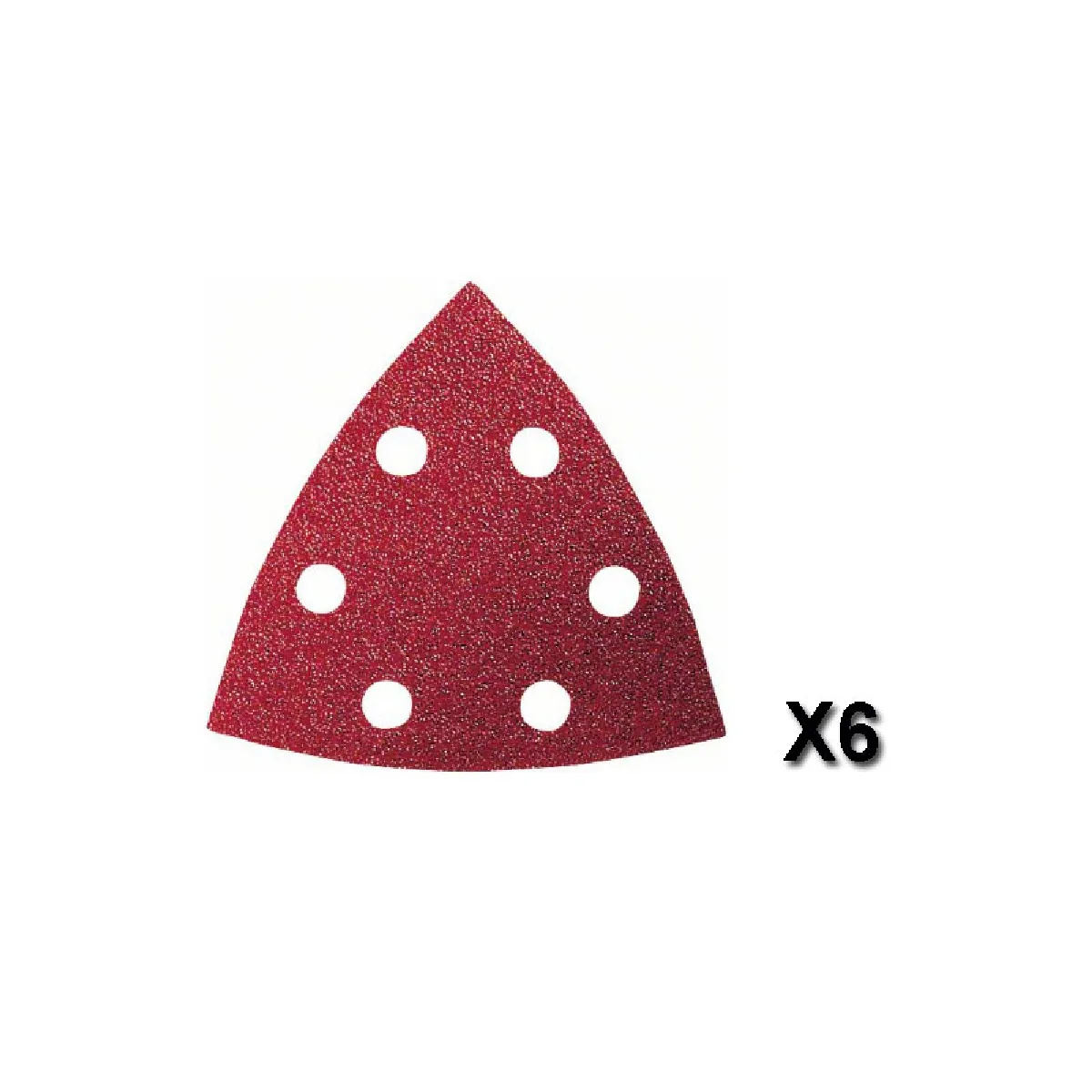 Bosch 6 Feuilles abrasives Delta 93 mm Gr 60 120 240
