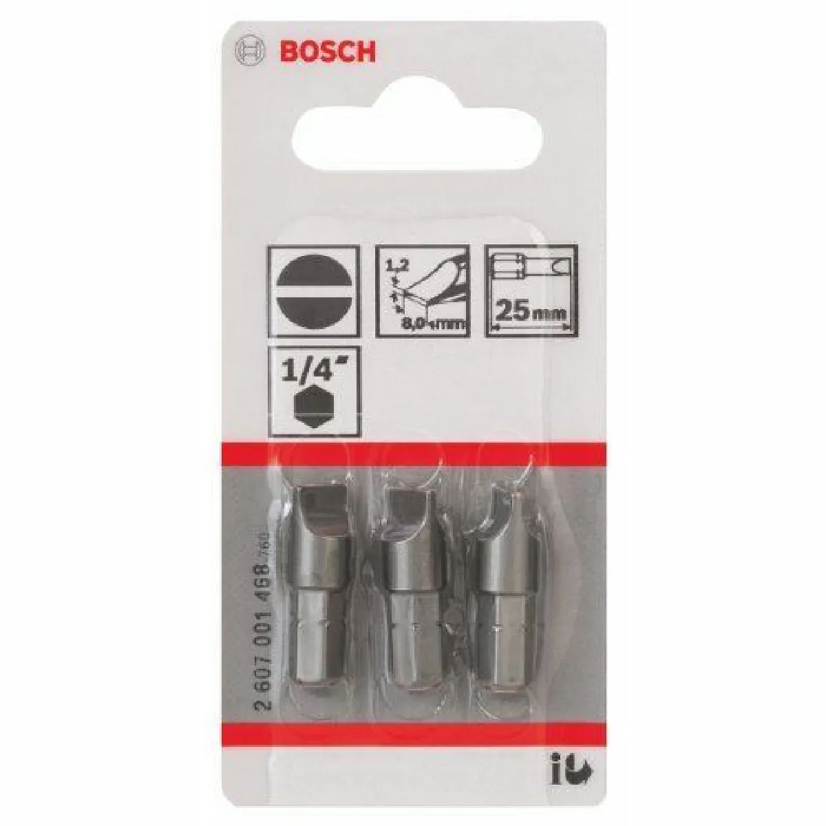 Bosch Embout de vissage 1 2 x 8 0 25 mm