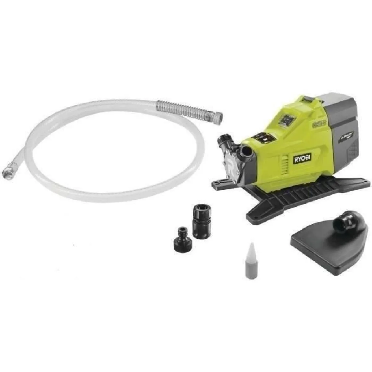 RYOBI Pompe de transfert 18V ONE+ 1 500 /h aspiration 2 5 + tuyau 2 5 raccord rapide 18 mm huile lubrifiante R18TP 0 - vue 2