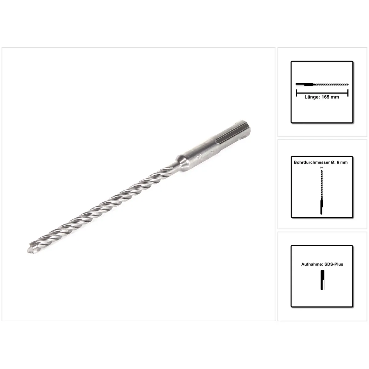 Foret à Béton Makita B-57978 – SDS-plus 6x165mm