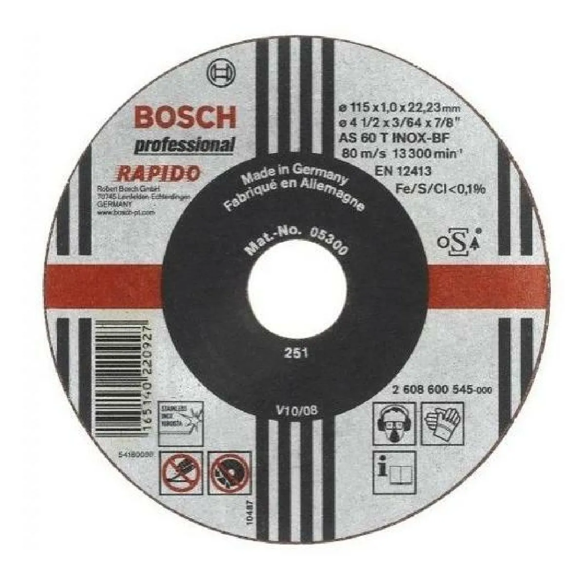 Bosch Disque à tronçonner Expert Inox