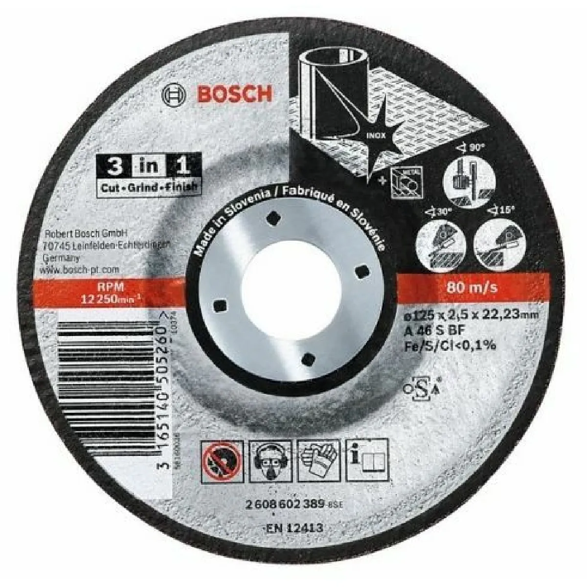 Bosch Disque à Tronçonner 115x2.5 mm