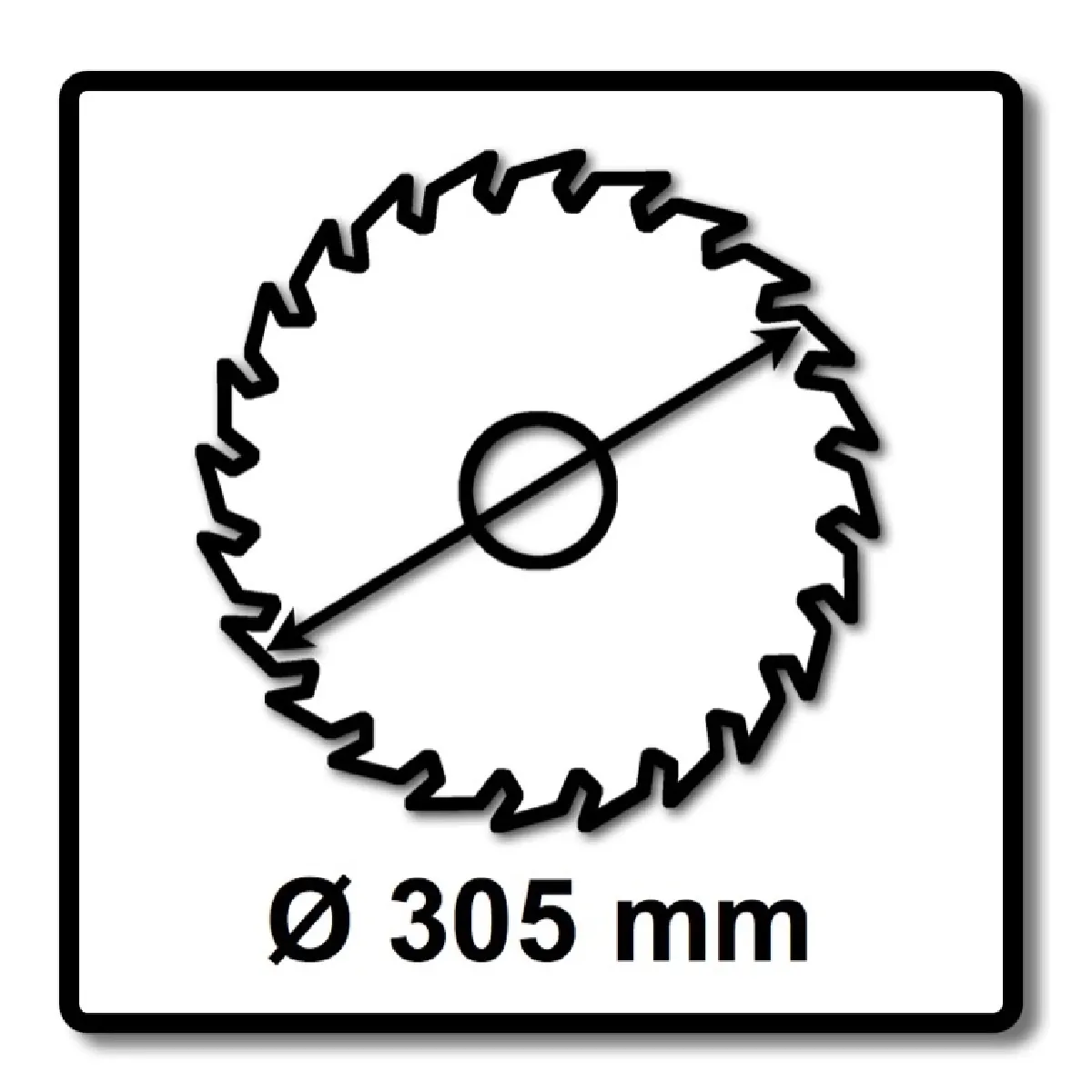 Makita CMSXF305100G Lame scie bois 305x100d