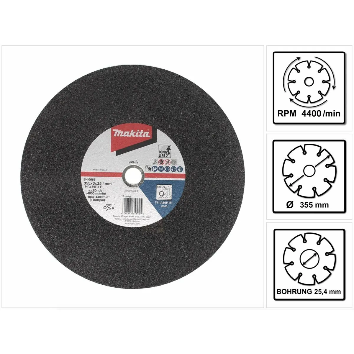 Makita Long Life 355 mm