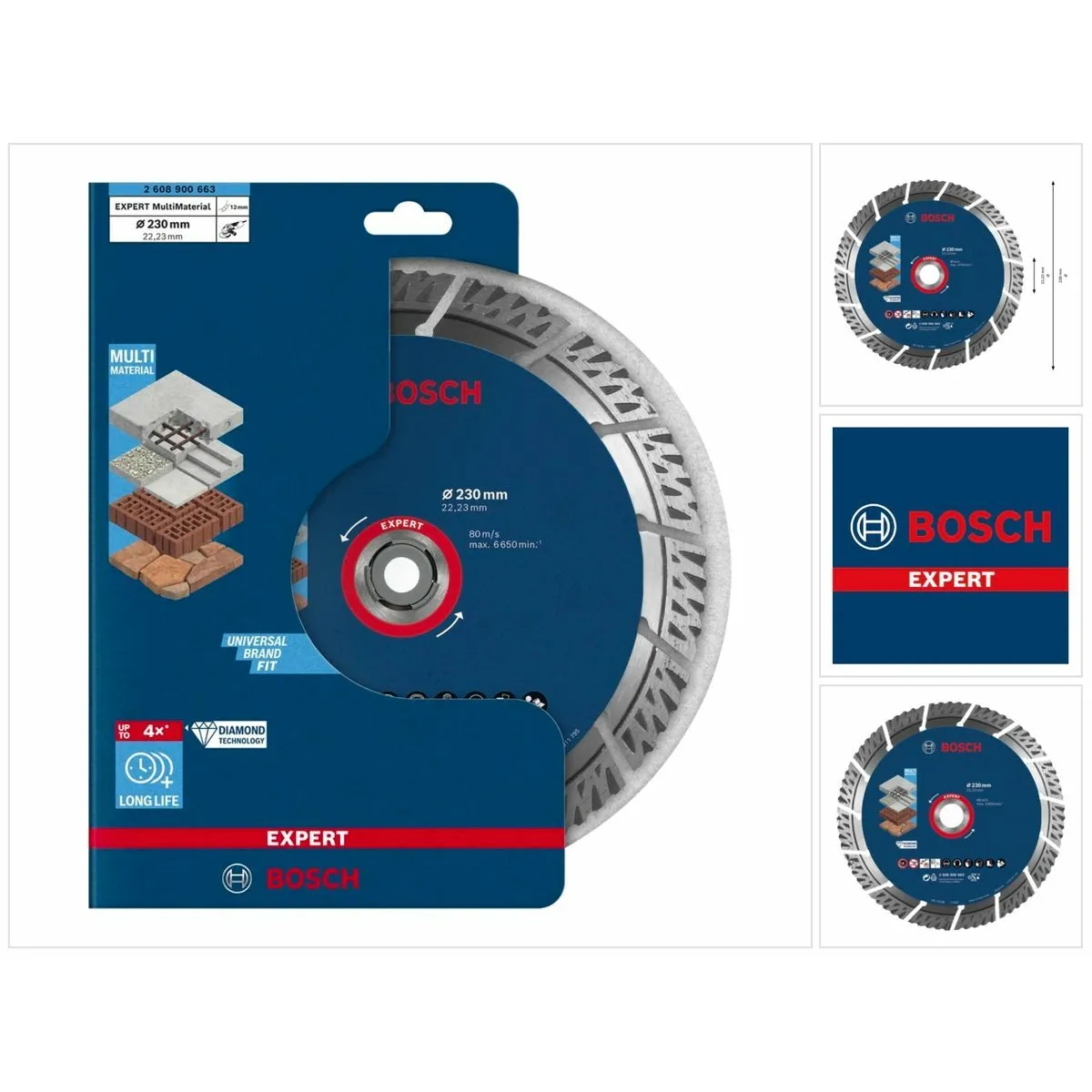 Bosch Disques tronçonner diamantés Expert