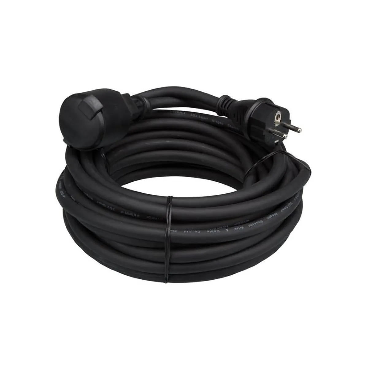 Perel Noir Rallonge Caoutchouc 10M