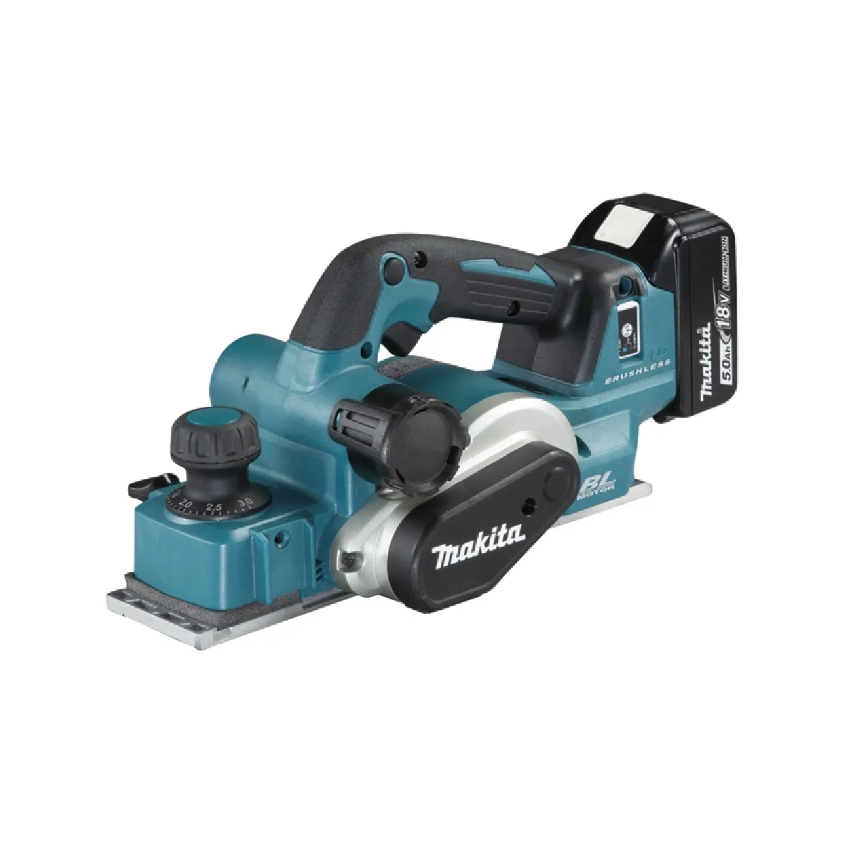 MAKITA Rabot 18V DKP181RTJ avec batteries MAKPAC