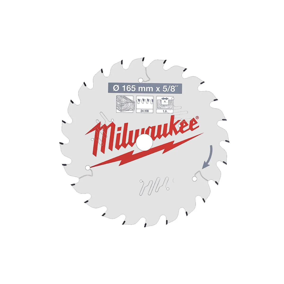 MILWAUKEE  Lame de scie circulaire bois - Gris