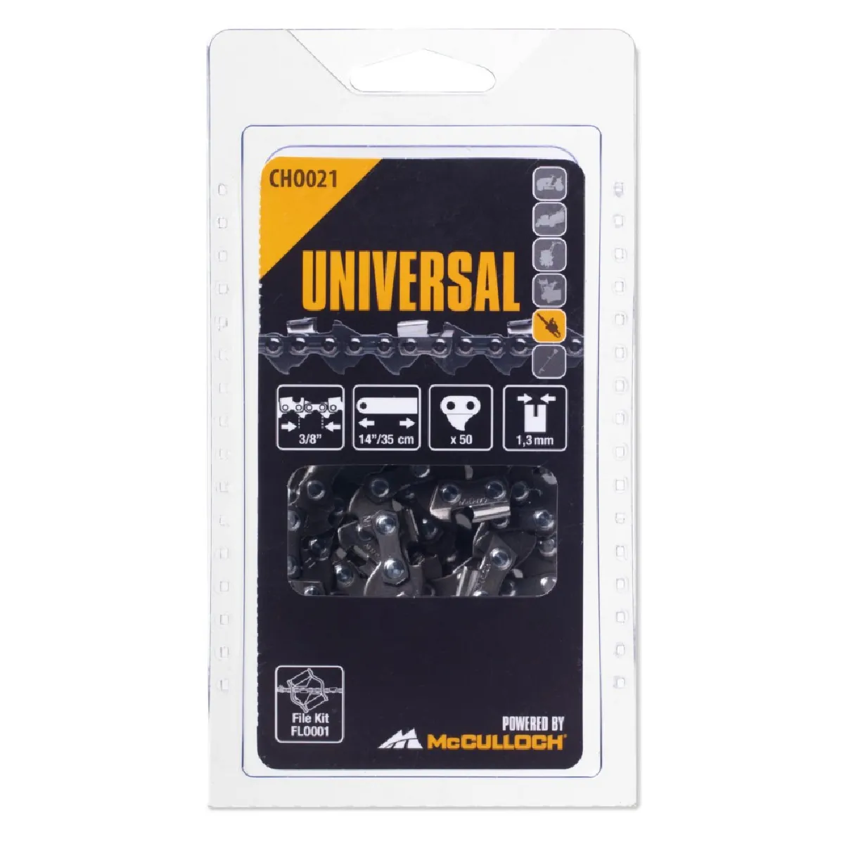 MCCULLOCH  - Cha&icirc;ne de tron&ccedil;onneuse 35 cm - 50 maillons CHO021