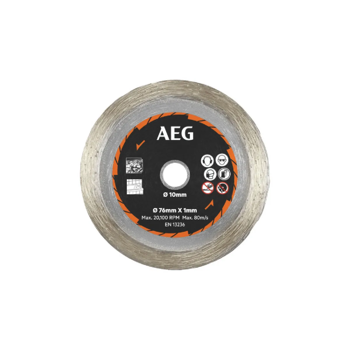 AEG Disque abrasif diamanté - 76mm - AAKMMTC01