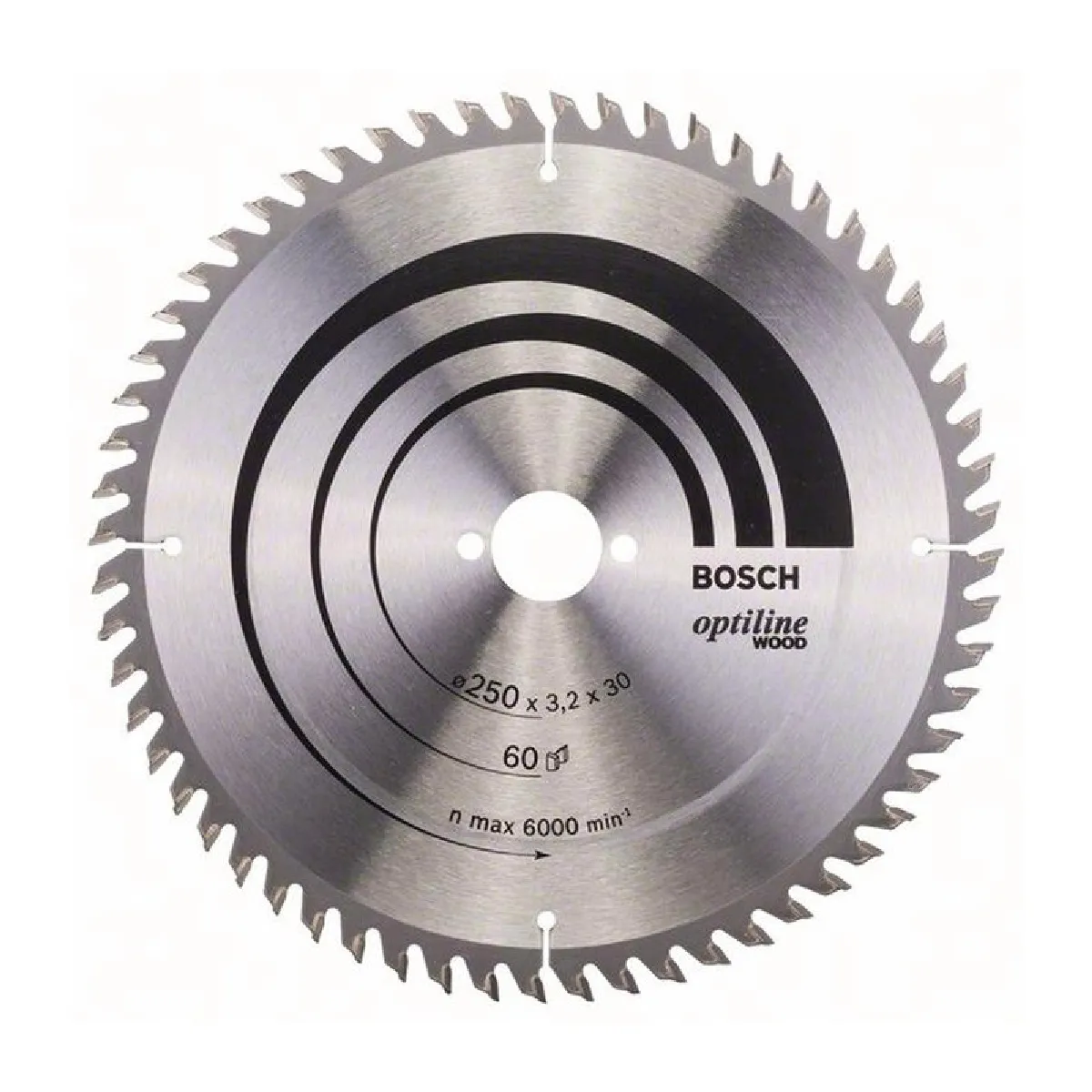 BOSCH Optiline Wood Ø 250 mm 60 dents