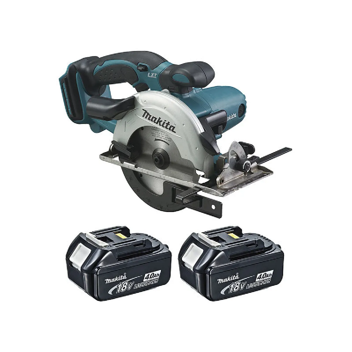 Scie circulaire plongeante MAKITA 18V 136mm Li ion 2 batteries 4.0Ah 1 chargeur rapide DSS501RMJ - vue 3