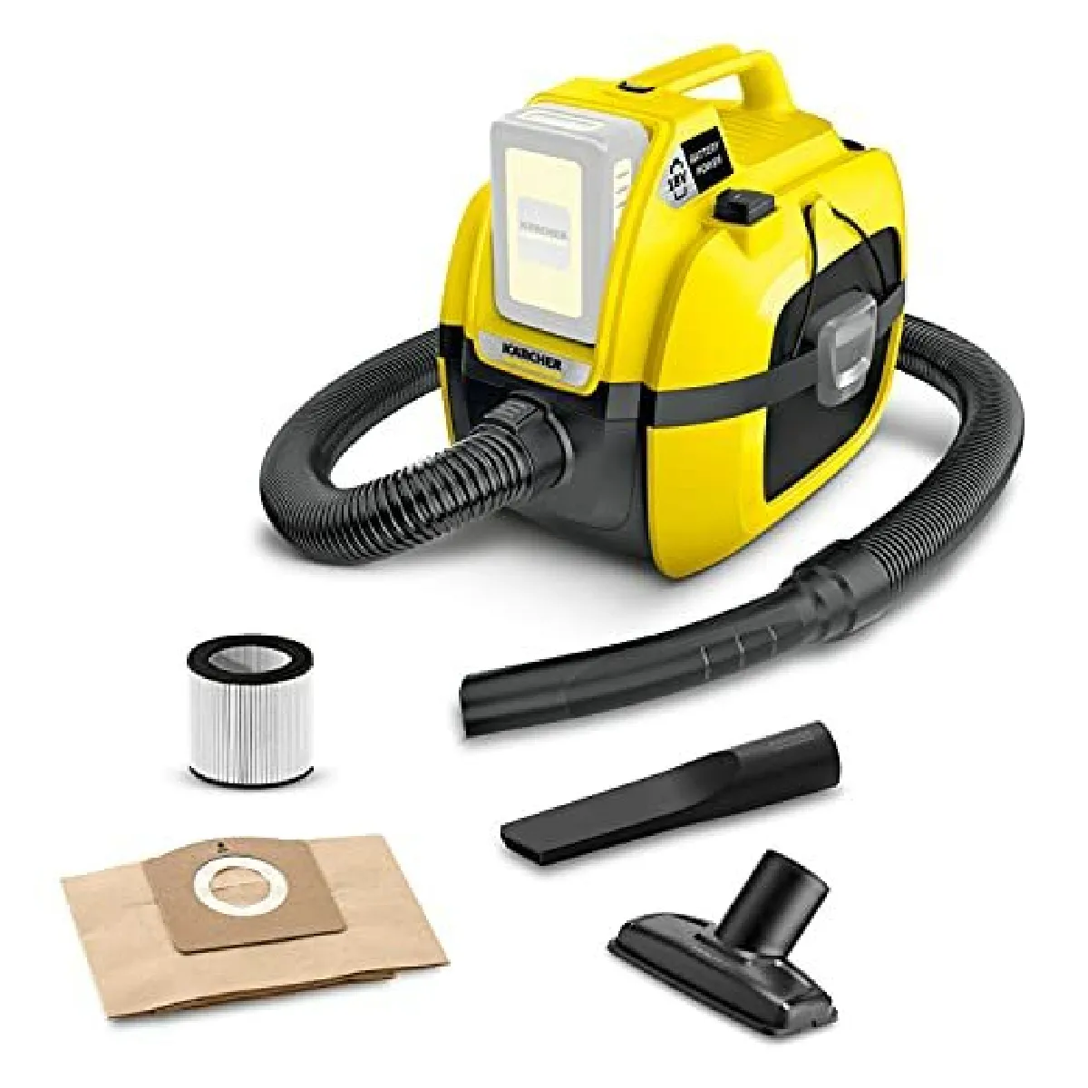 Aspirateur sans fil Karcher WD 1 Compact sans batterie Compact Léger Compatible batterie 18V - vue 3