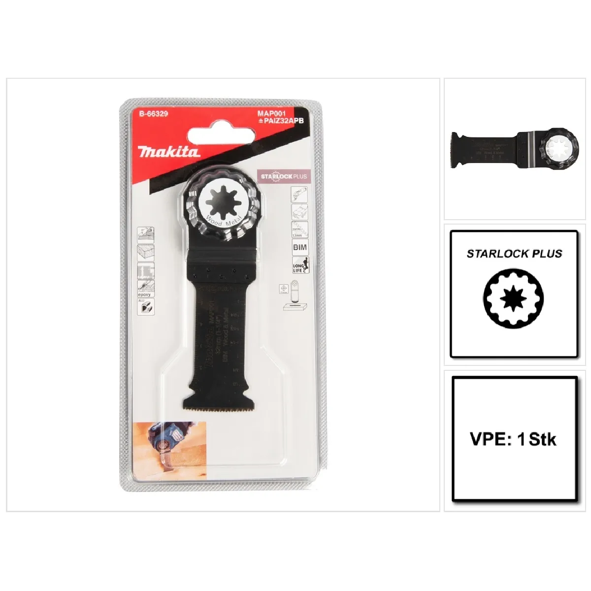 Makita MAP001 Lame scie plongeante 32 mm