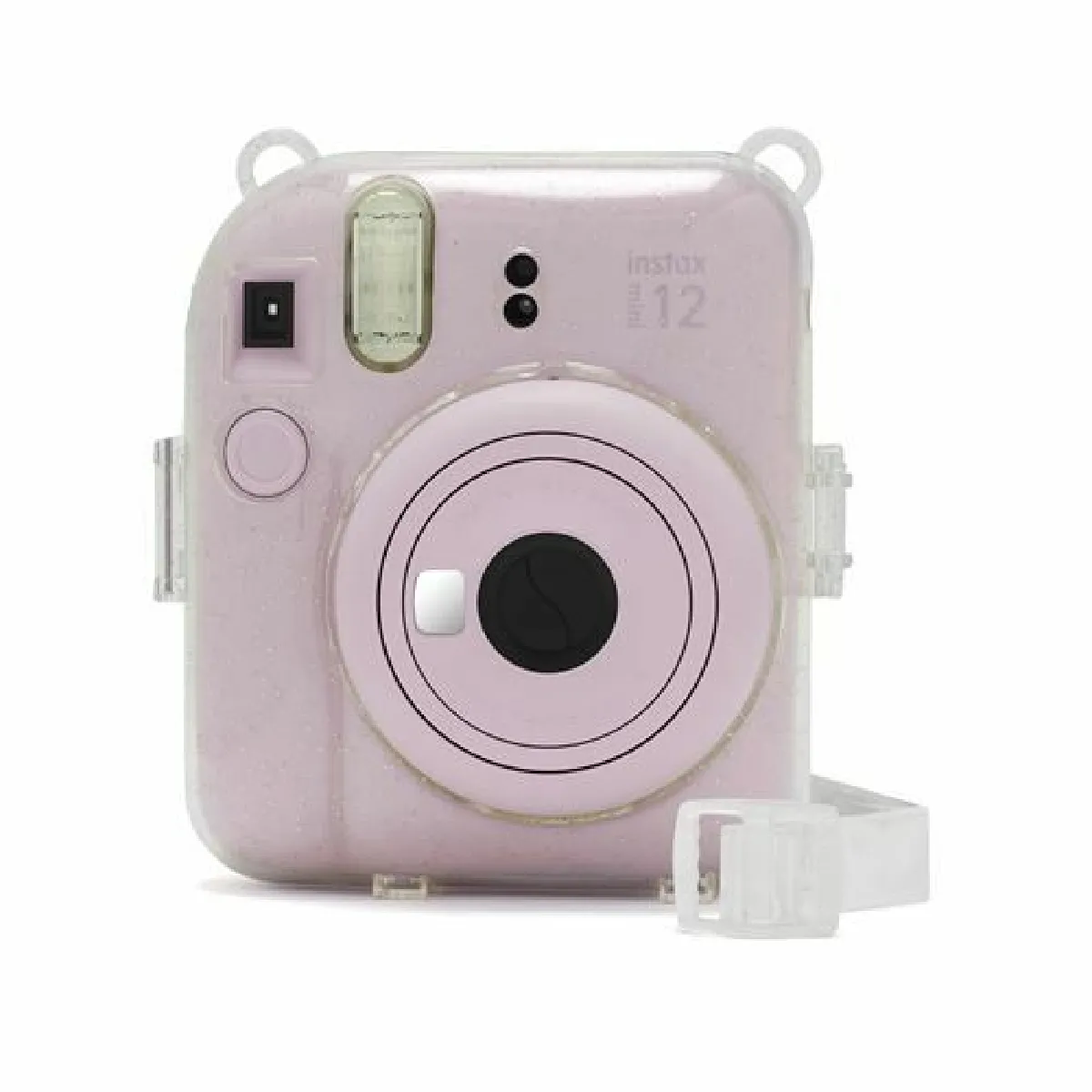 Fujifilm Instax Mini 12 Transparent Glitter Case