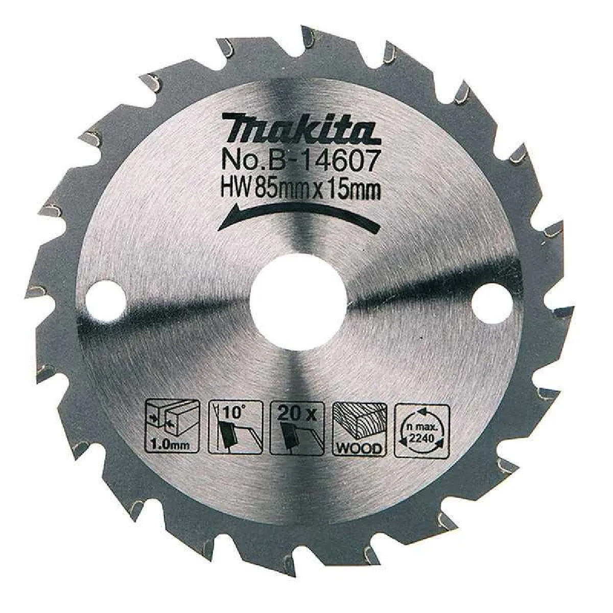 Makita D 03349 Ã˜165 mm 40 Dents - vue 2