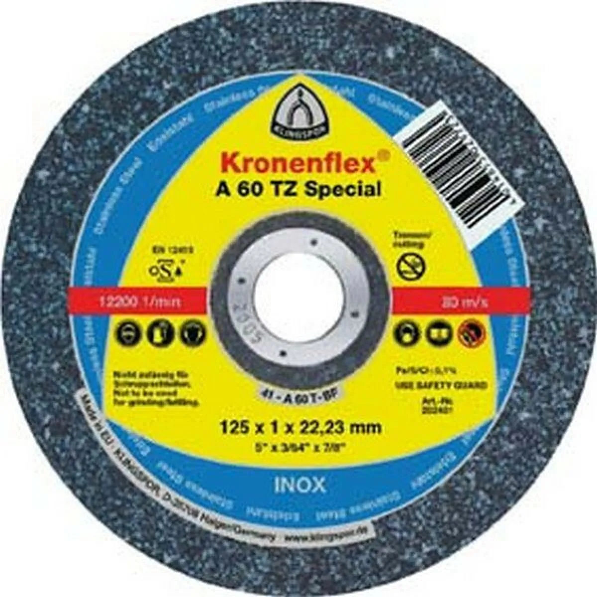 Klingspor Disque À Tronçonner Inox - 115 Mm