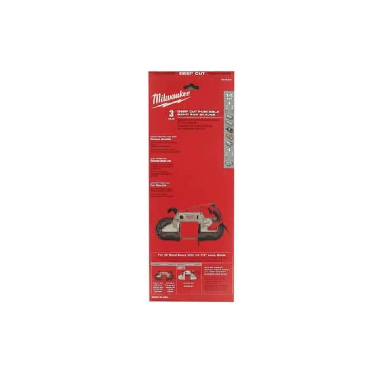 MILWAUKEE  Lames de scie &agrave; ruban 14 TPI 48390511