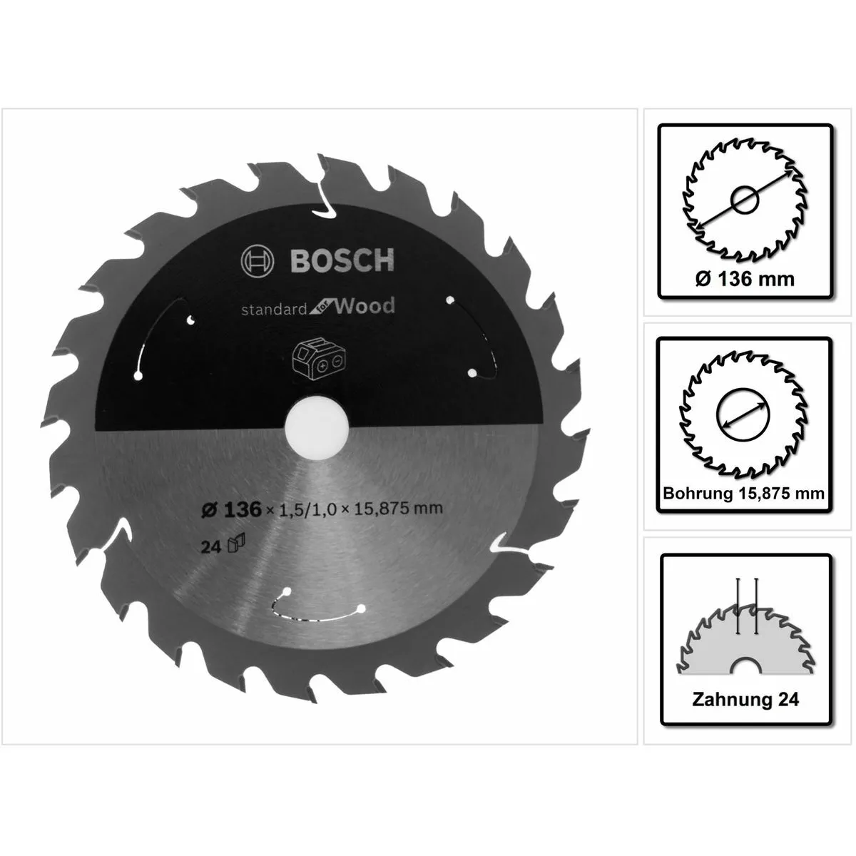 Bosch Standard 136 mm