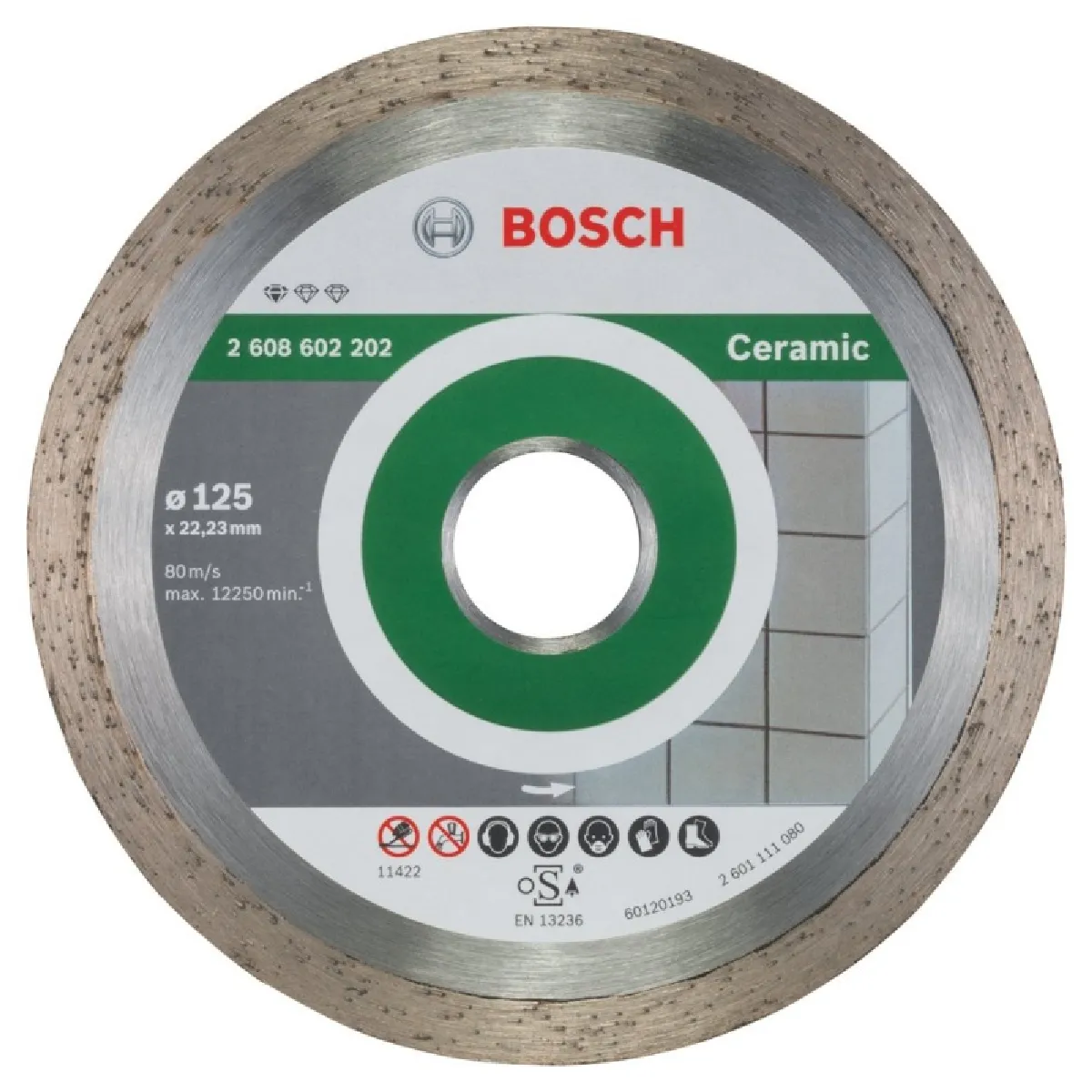 Bosch Disque à tronçonner diamanté Standard for Ceramic