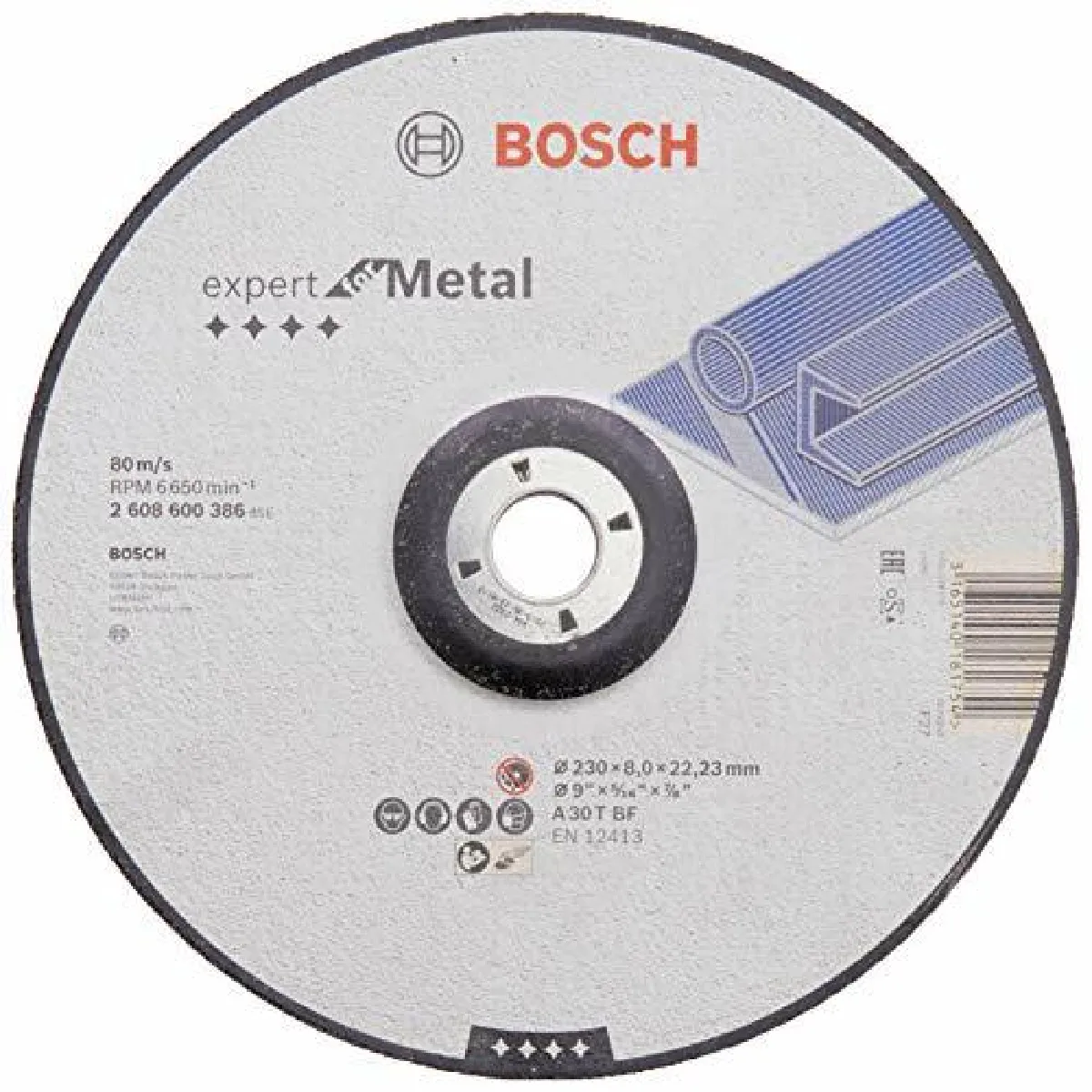Bosch Meule à Ébarber pour Acier 230 mm - vue 2