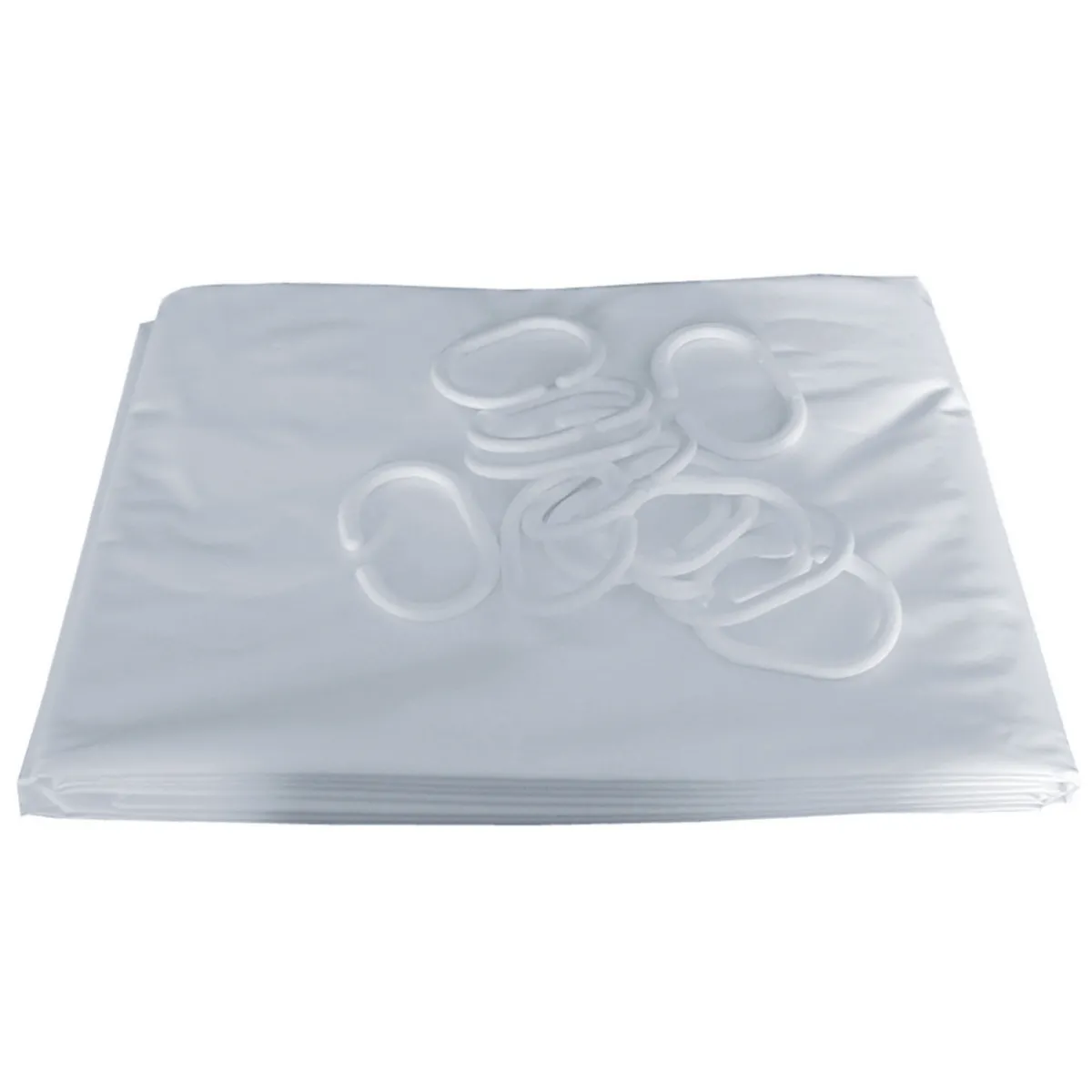 Pellet Rideau de douche - 180x200 cm Blanc