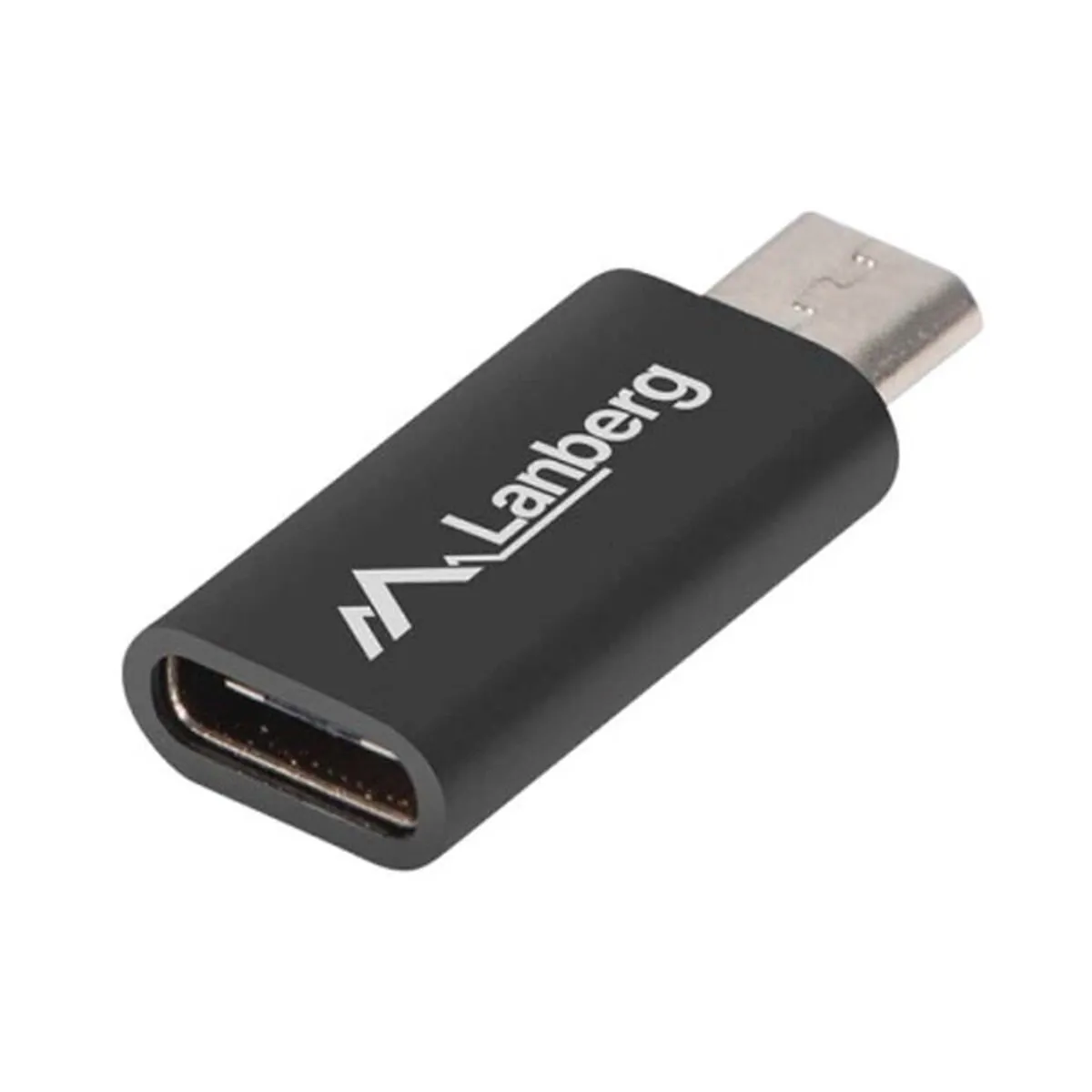 Lanberg Noir Ad-Uc-Um-02 Changeur De Genre De Câble Usb 2.0 Type C Micro-Usb 2.0 Type B - Neuf - Image 3