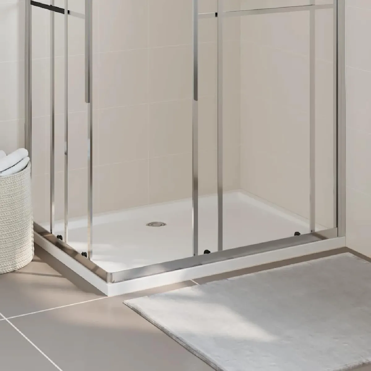 Receveur de douche rectangulaire ABS 80x110 cm - vue 2