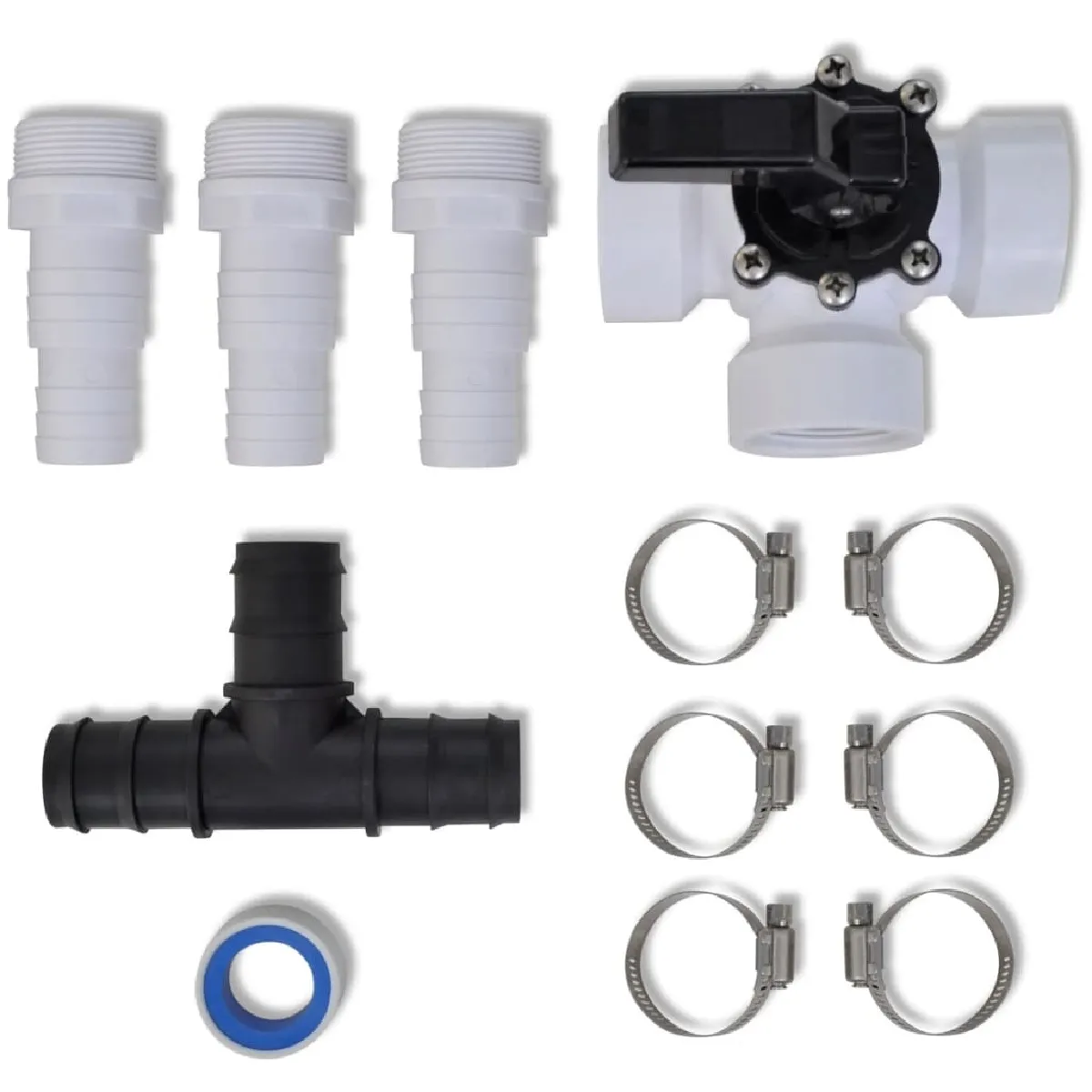 vidaXL Kit de dérivation pour chauffage solaire de piscine - vue 2