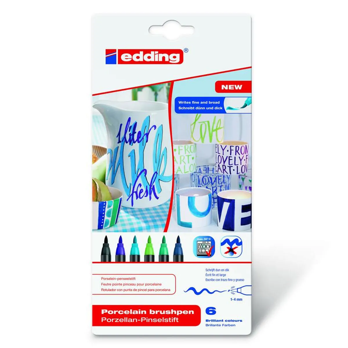 EDDING  4200 Porcelaine - Multicolore