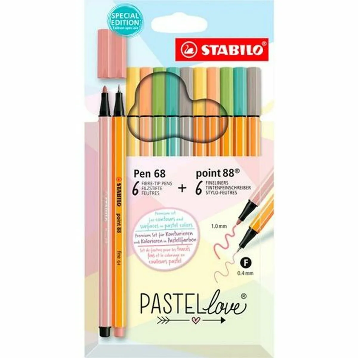 Feutres Stabilo 12 Pièces Couleur Gâteau - vue 2