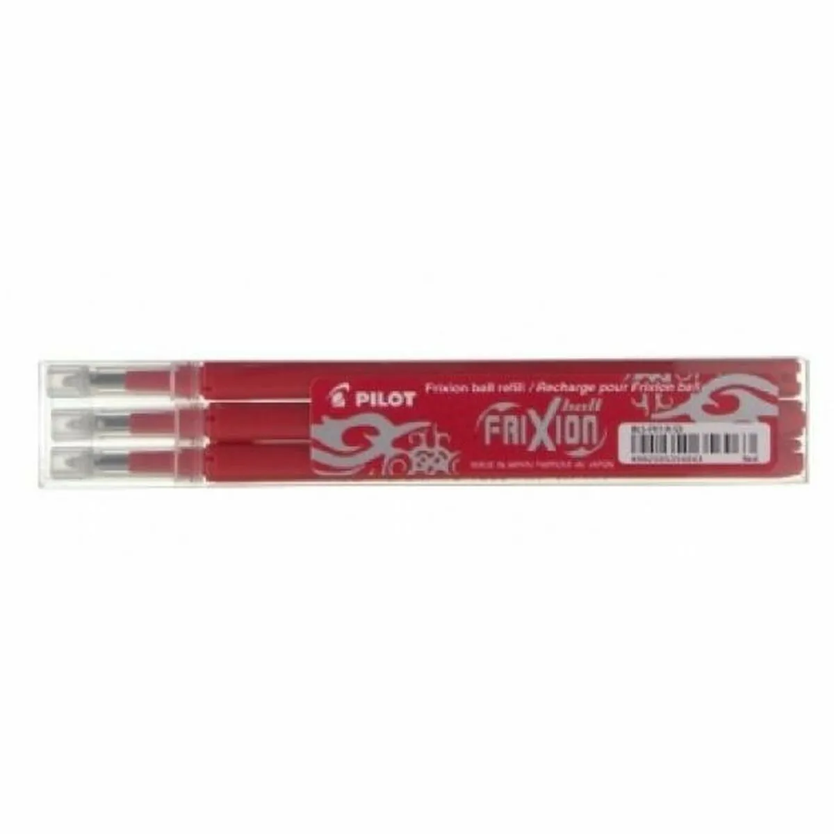 Pilot - Recharges FriXion Ball - Pointe Moyenne - Rouge - Pack de 3 - Image 4